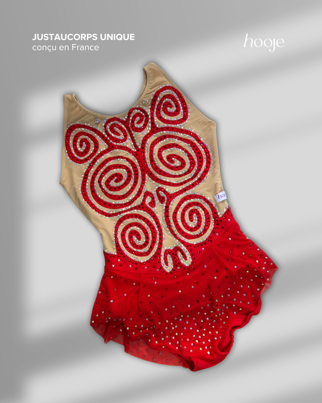 Justaucorps Rouge (Mascotte assortie OFFERTE)
