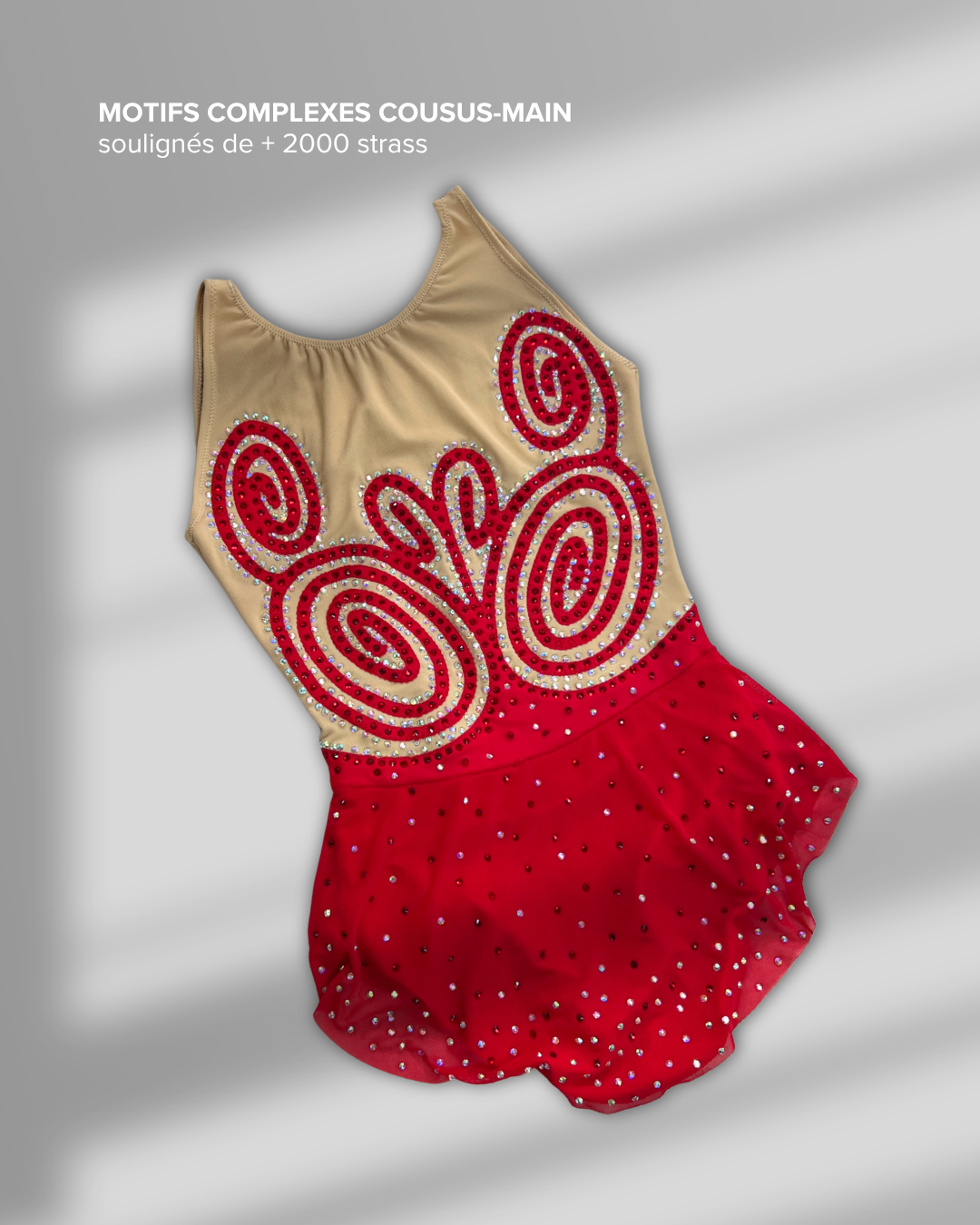 Justaucorps Rouge (Mascotte assortie OFFERTE)