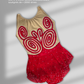 Justaucorps Rouge (Mascotte assortie OFFERTE)